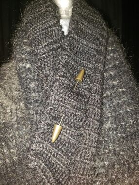 Isabel Benenato Italian Yard Knit Avant Garde Mult Function Hoodir Vest